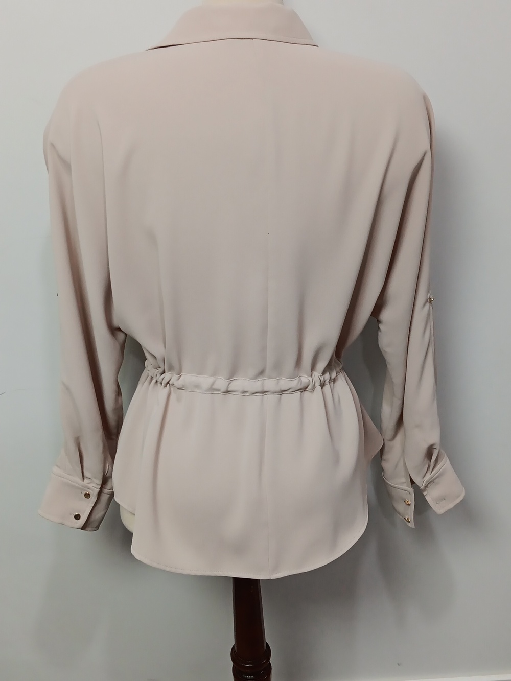 Zara Safari Crepe Top Jacket - Picture 9 of 10
